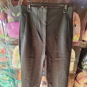 Zara Straight Cut Culotte Pants Black XL Women